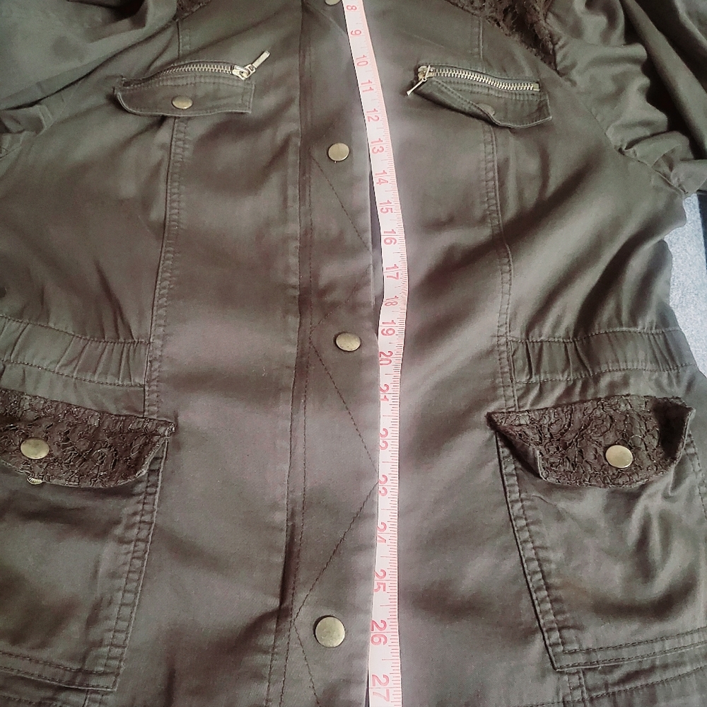 Inc Army Color Jacket - image 7